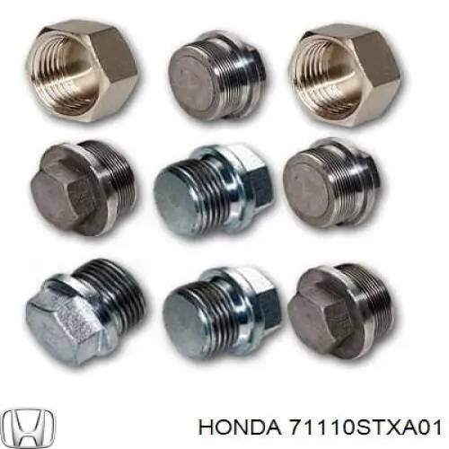 Захисна губа бампера переднього Honda 71110STXA01 ціна, від 50.79 USD