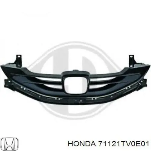 71121TV0E01 Honda Решітка радіатора