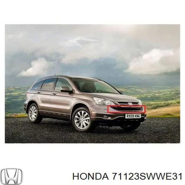 Купити 71123SWWE31 Honda Захисна решітка радіатора