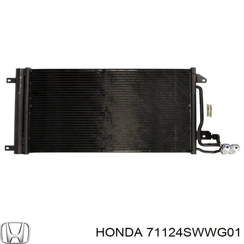Купити 71124SWWG01 Honda Молдинг решітки переднього бампера, правий