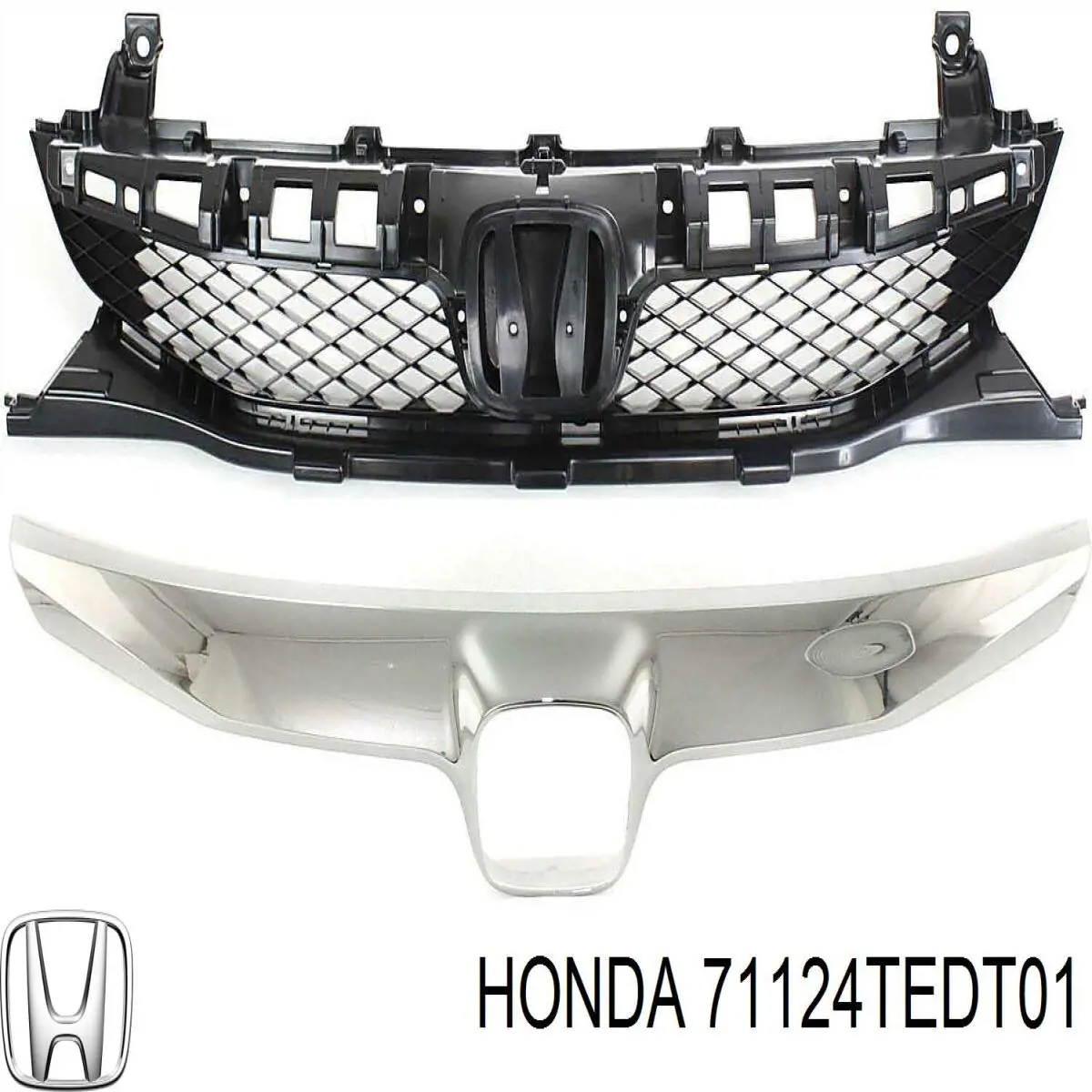 Вія (накладка) правої фари 71124TEDT01 Honda