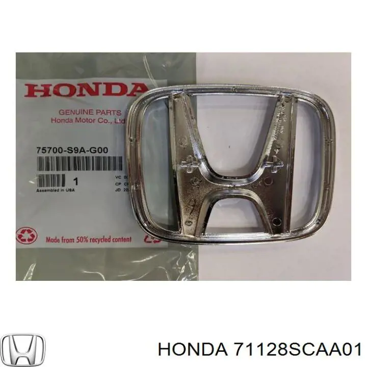 71128SCAA01 Honda Решітка радіатора