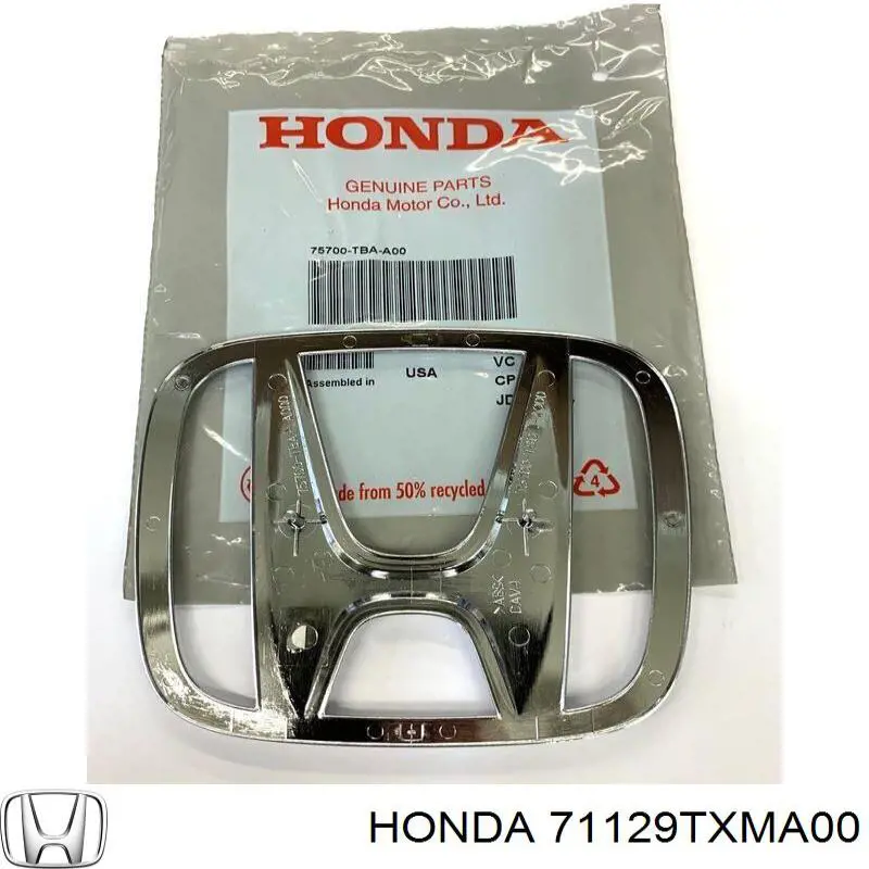 71129TXMA00 Honda Емблема решітки радіатора