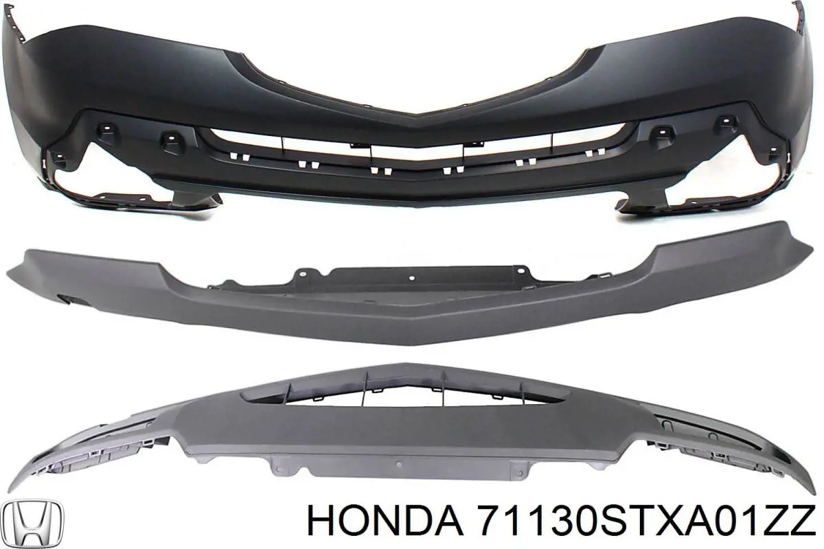 Купити 71130STXA01ZZ Honda Буфер бампера переднього