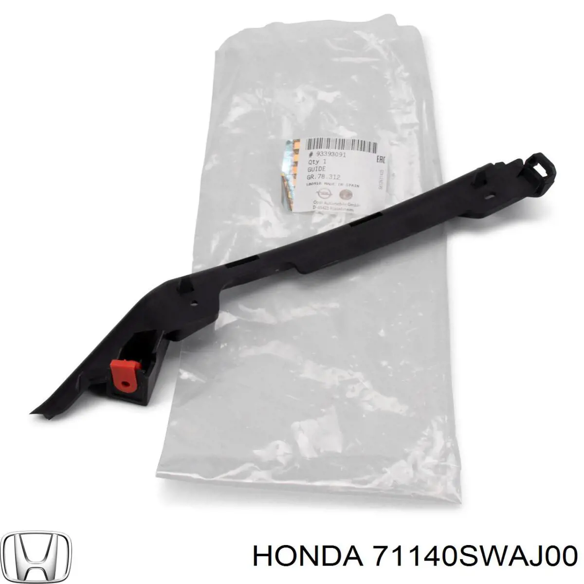 Кронштейн бампера переднього, правий Honda CR-V (RE) (Хонда Црв)