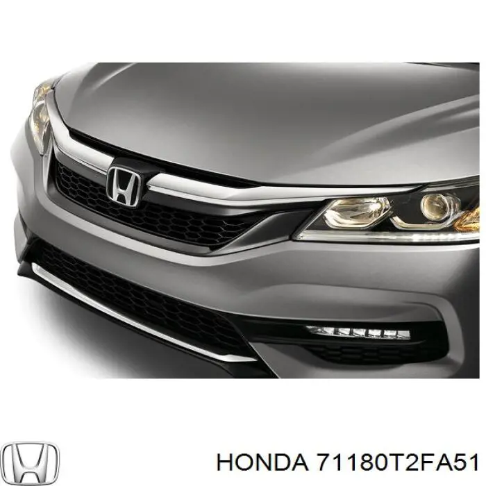 71180T2FA51 Honda Молдинг решітки радіатора, верхній