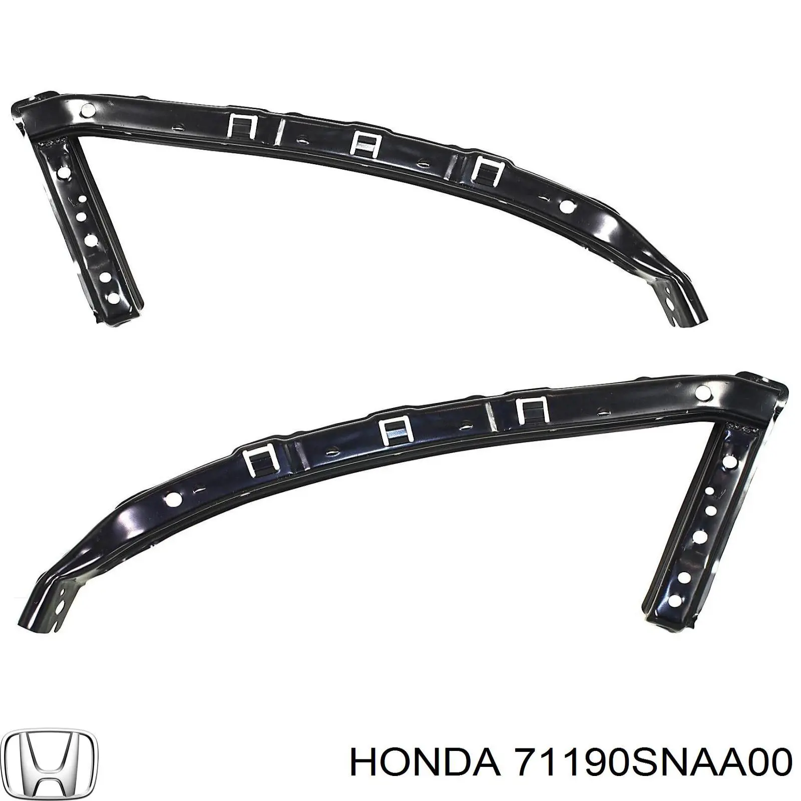 71190SNAA00 Honda Лівий кронштейн переднього бампера