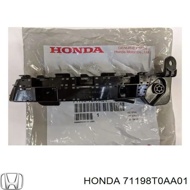 Кронштейн бампера переднього, зовнішній лівий Honda CR-V (RM) (Хонда Црв)