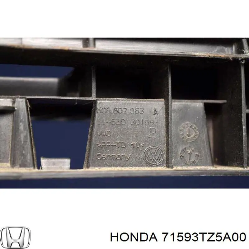 Направляюча заднього бампера, права Honda 71593TZ5A00 ціна, від 12.70 USD