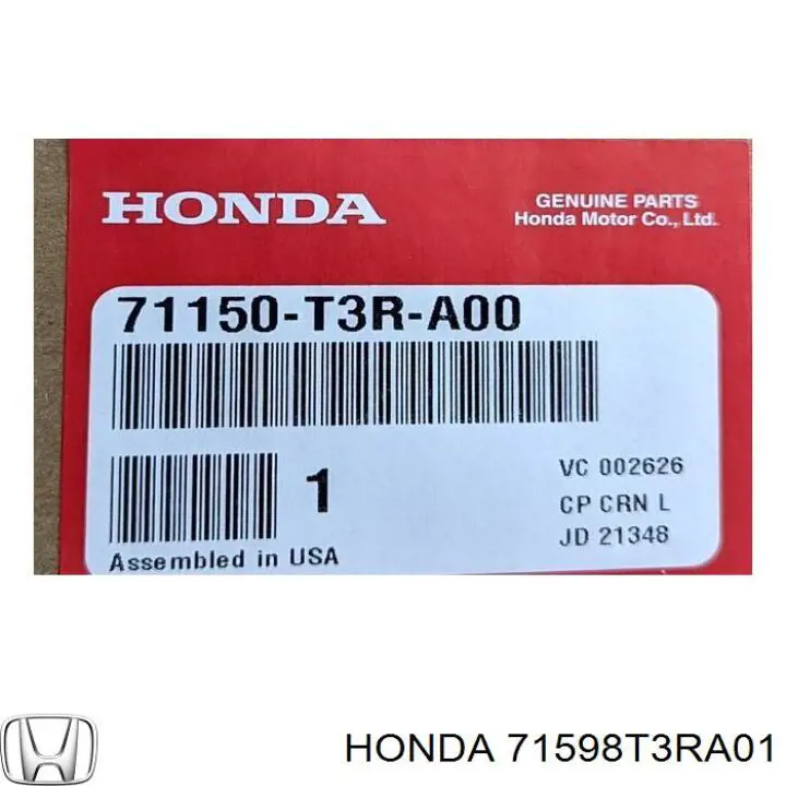 71598T3RA01 Honda 