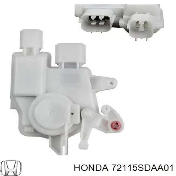 Купити 72115SDAA01 Honda Мотор-привід відкр/закр. замка двері, передньої, правої