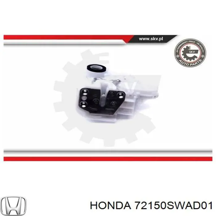 Замок передньої двері, лівої Honda 72150SWAD01 ціна, від 25.45 USD
