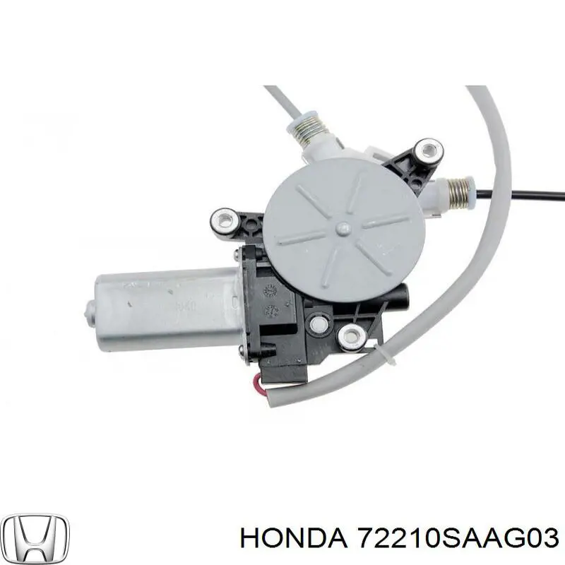 Механізм склопідіймача двері передньої, правої Honda Jazz (GD) (Хонда Джах)