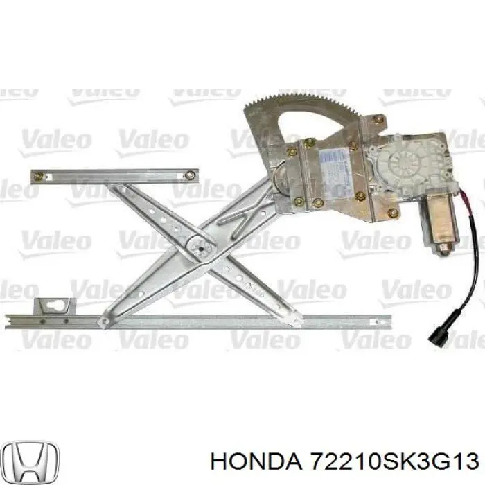 Механізм склопідіймача двері передньої, правої CUH10118 Honda