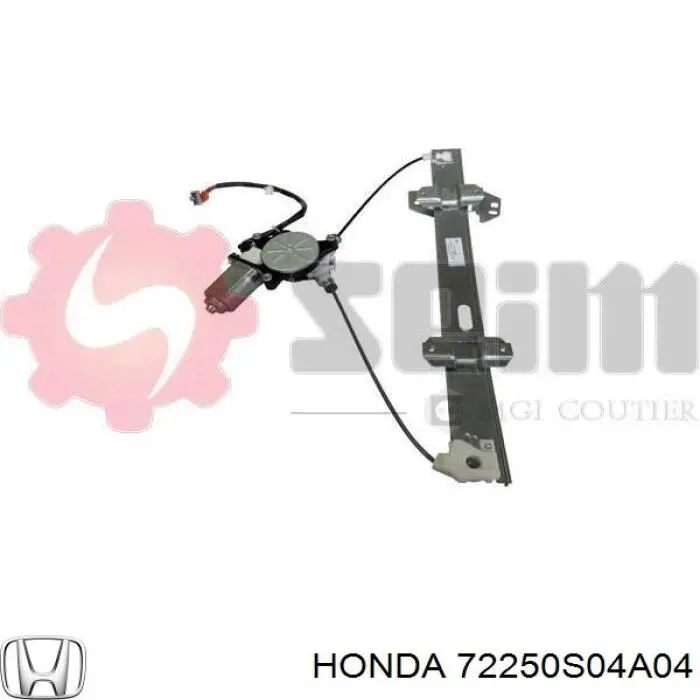 Купити 72250S04A04 Honda Механізм стеклопідйомника водійських дверей