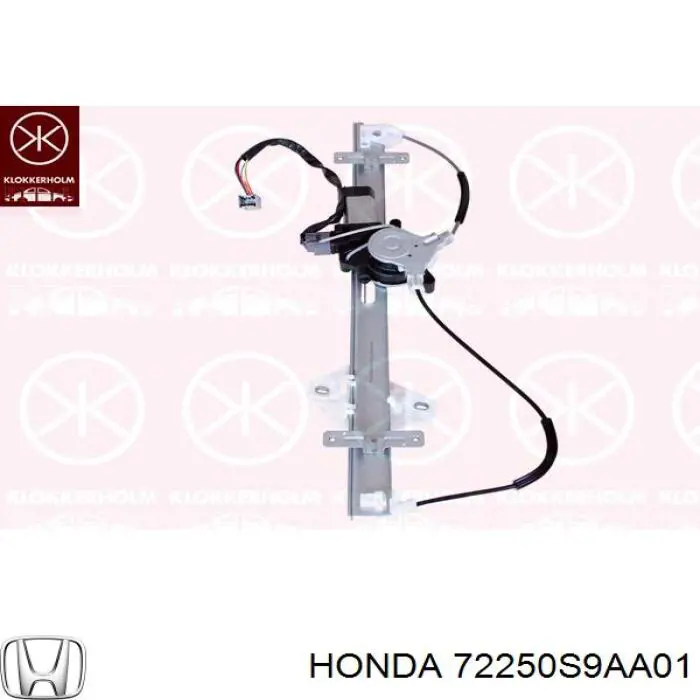 72250S9AA01 Honda Підйомник механічний вітрового скла