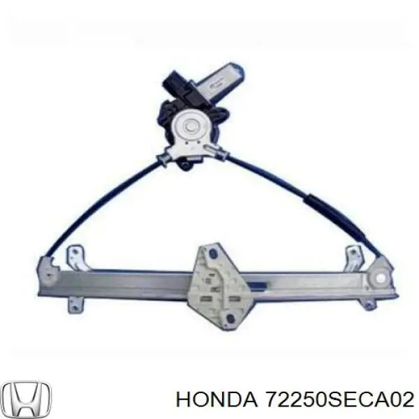 Механізм склопідіймача двері передньої, лівої на Honda Accord (CL, CM)