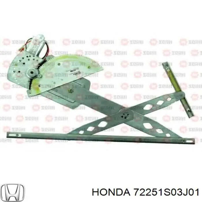 Склопідйомник передньої лівої двері 72251S03J01 Honda
