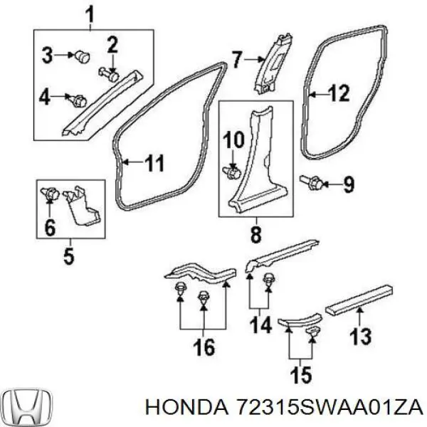 72315SWAA01ZA Honda 
