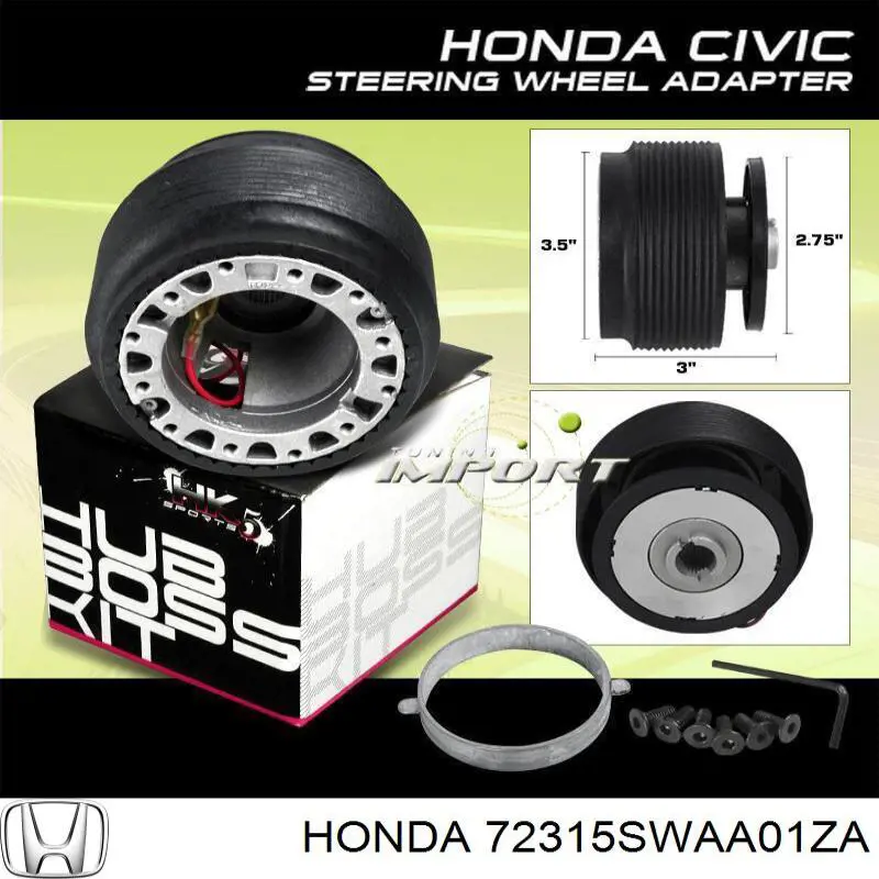  Honda 72315SWAA01ZA ціна, від 5.39 USD