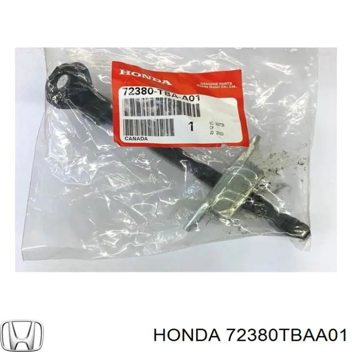 72380TBAA01 Honda Обмежувач відкриття дверей, передній лівий