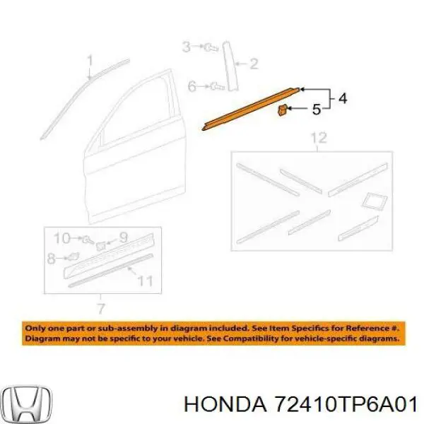 72410TP6A01 Honda 