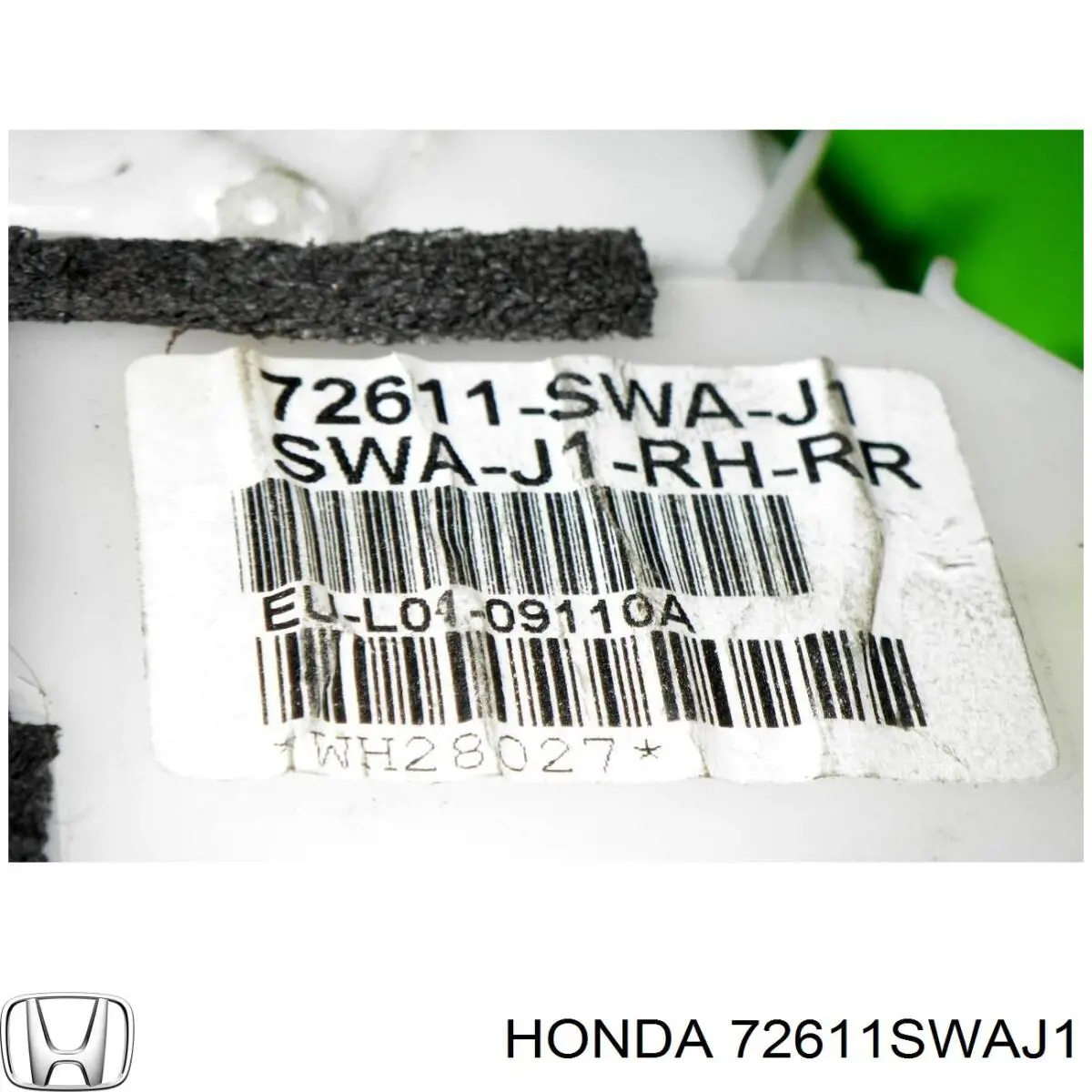 72611SWAJ1 Honda 