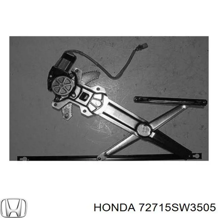 Механізм склопідіймача дверей передніх, правих Honda 72715SW3505 ціна, від 48.20 USD