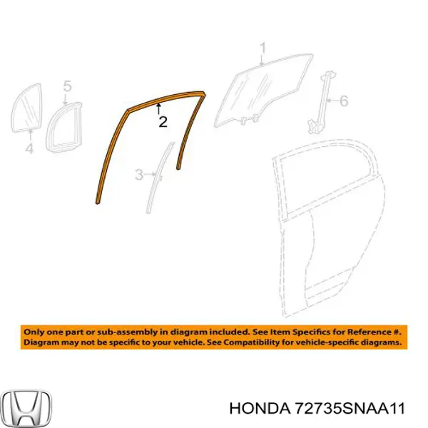 72735SNAA11 Honda 