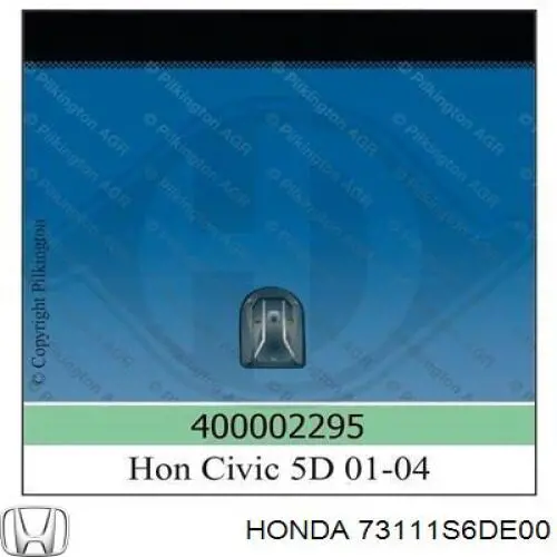Автоскло Honda 73111S6DE10 ціна, від 181.93 USD