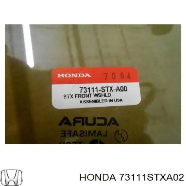 73111STXA01 Honda Лобовое стекло