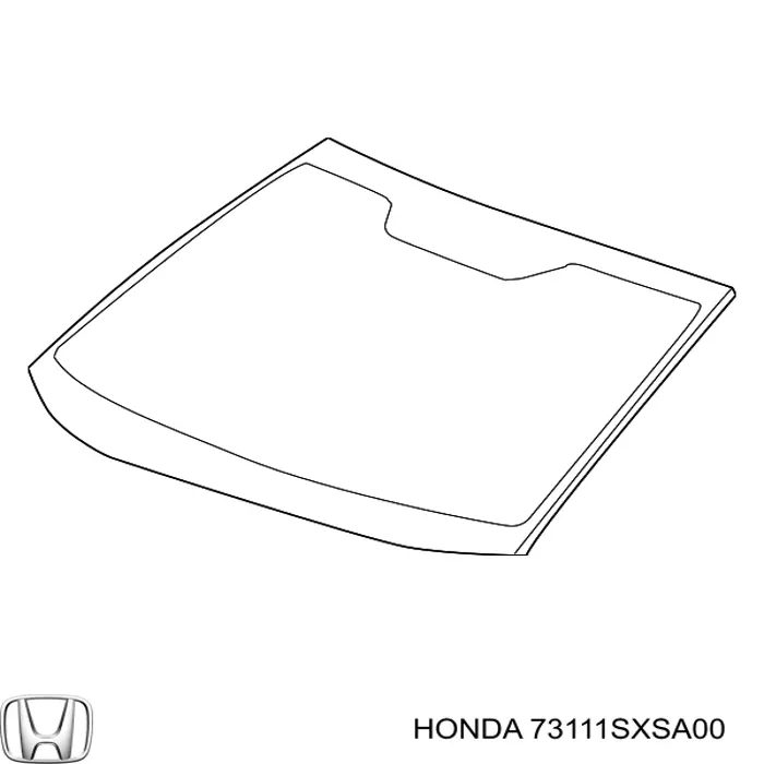 Лобове скло на Honda CR-V III 