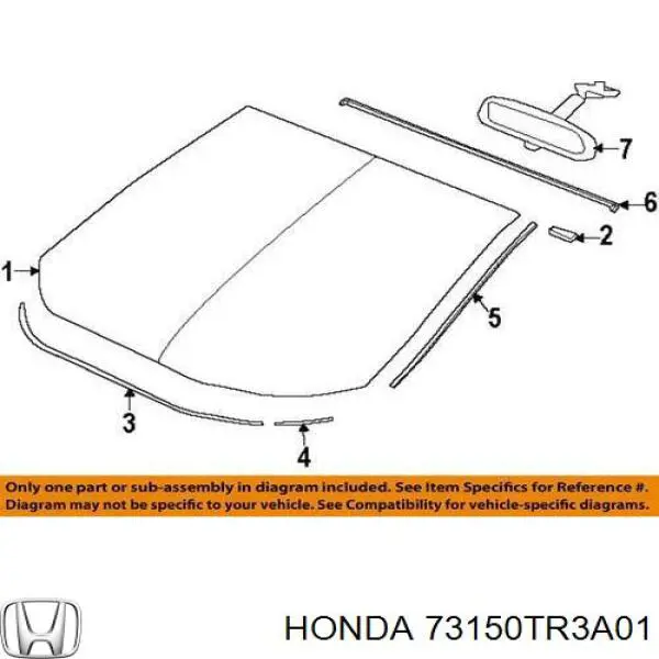 Купити 73150TR3A01 Honda 