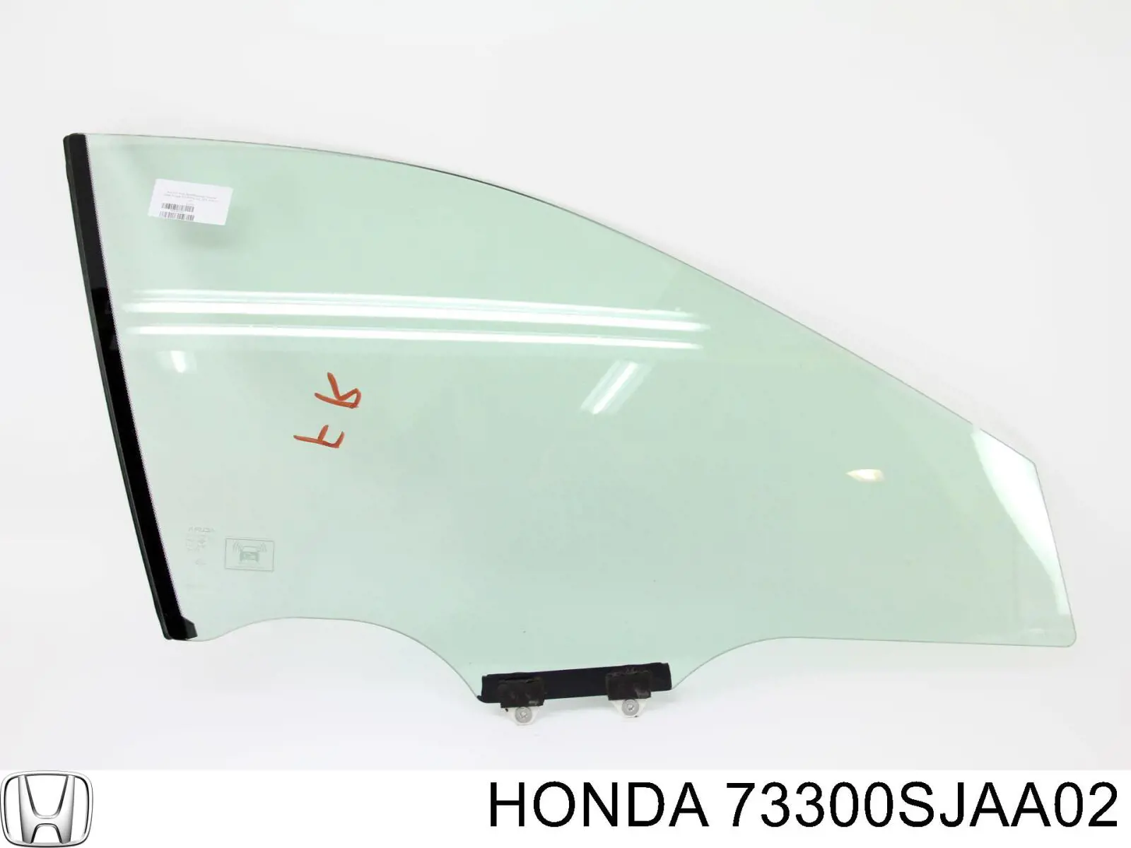 73300SJAA02 Honda скло передніх дверей, правою