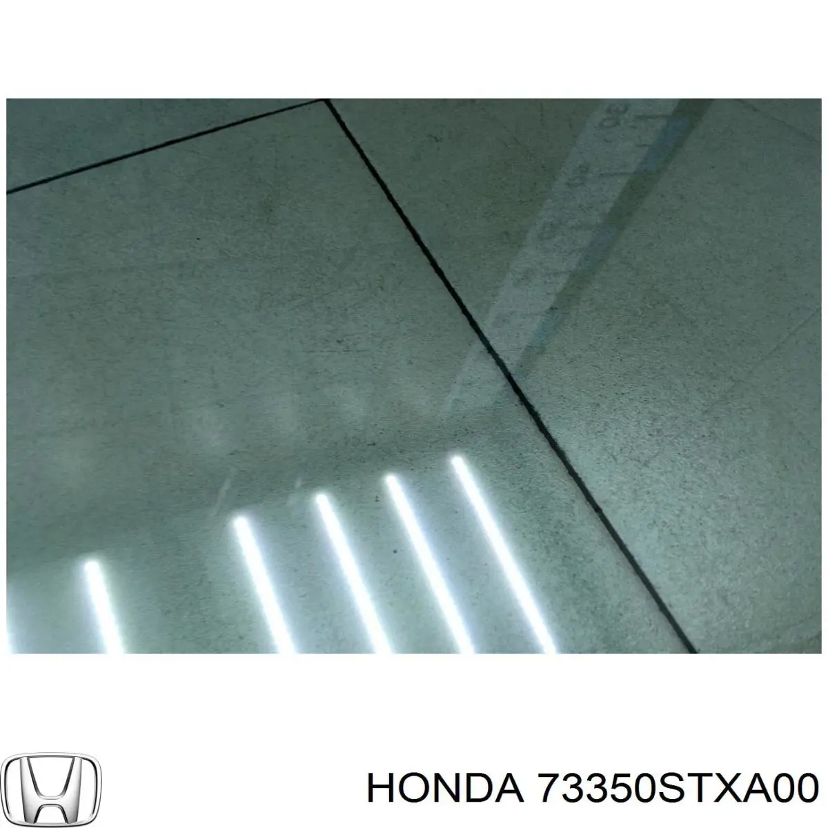 73350STXA00 Honda скло передніх дверей, лівою