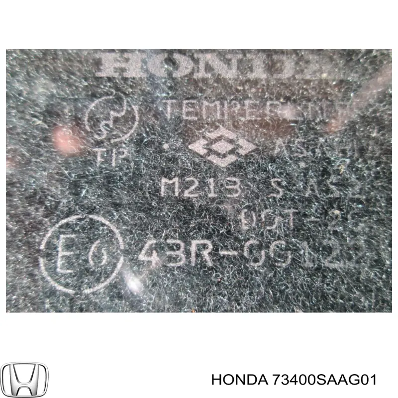 Скло задньої двері правої Honda Jazz (GD) (Хонда Джах)