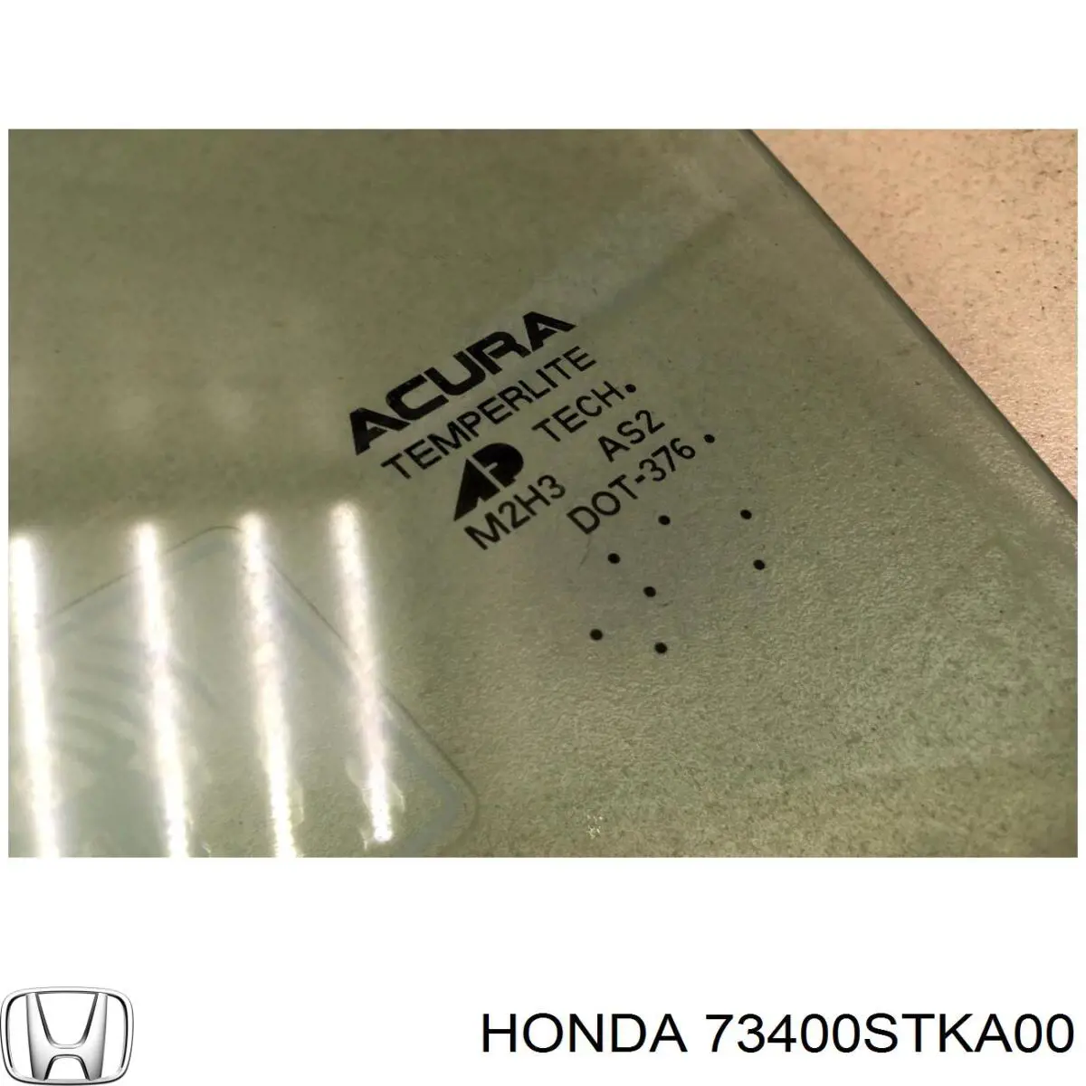 73400STKA00 Honda Скло задньої двері правої