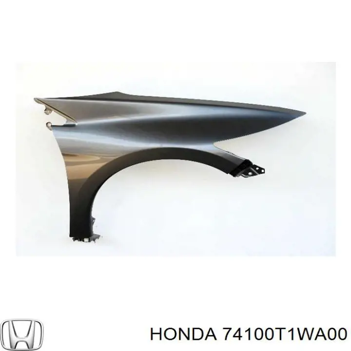 74100T1WA00 Honda Підкрилок переднього крила, правий
