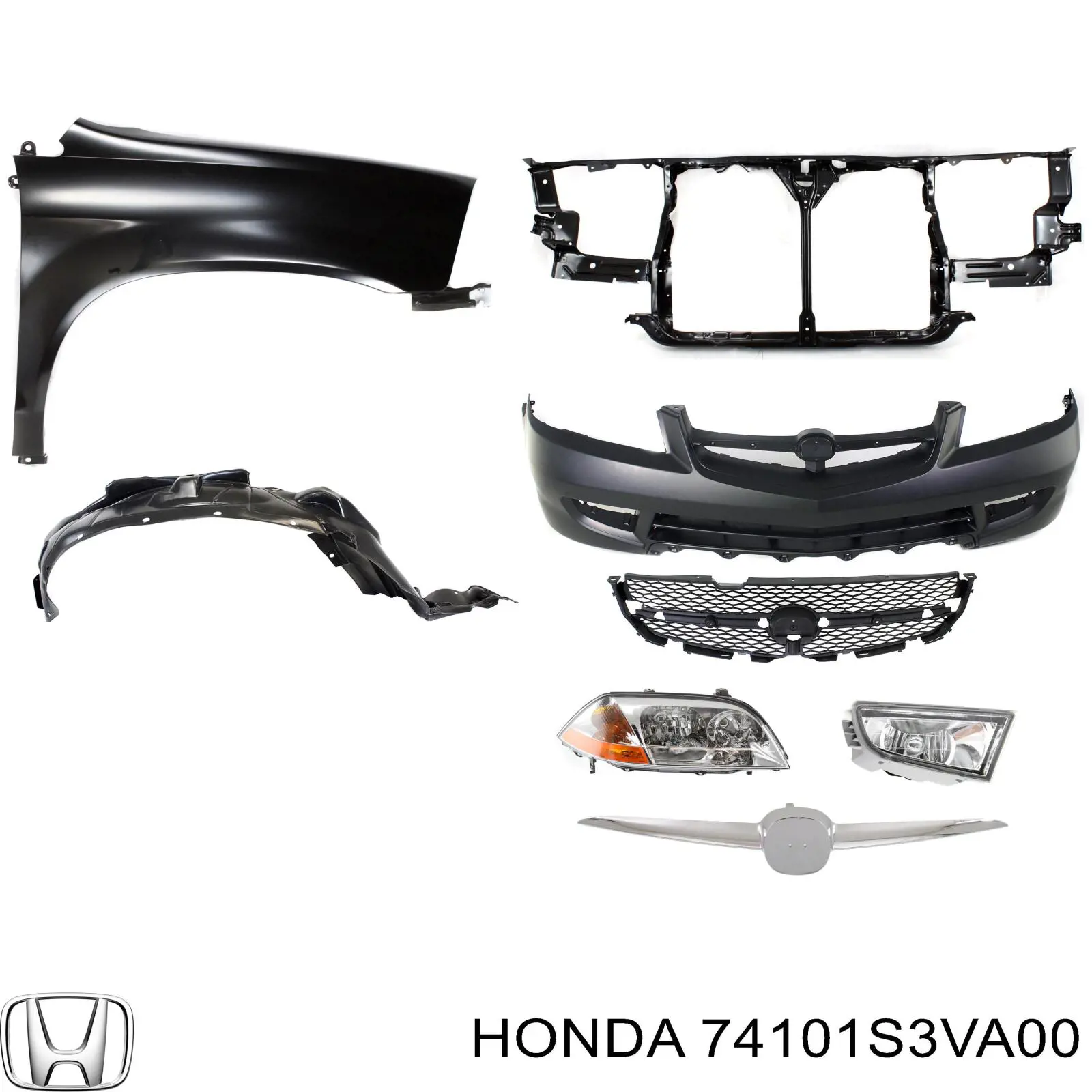  Підкрилок передній правий Acura MDX 1