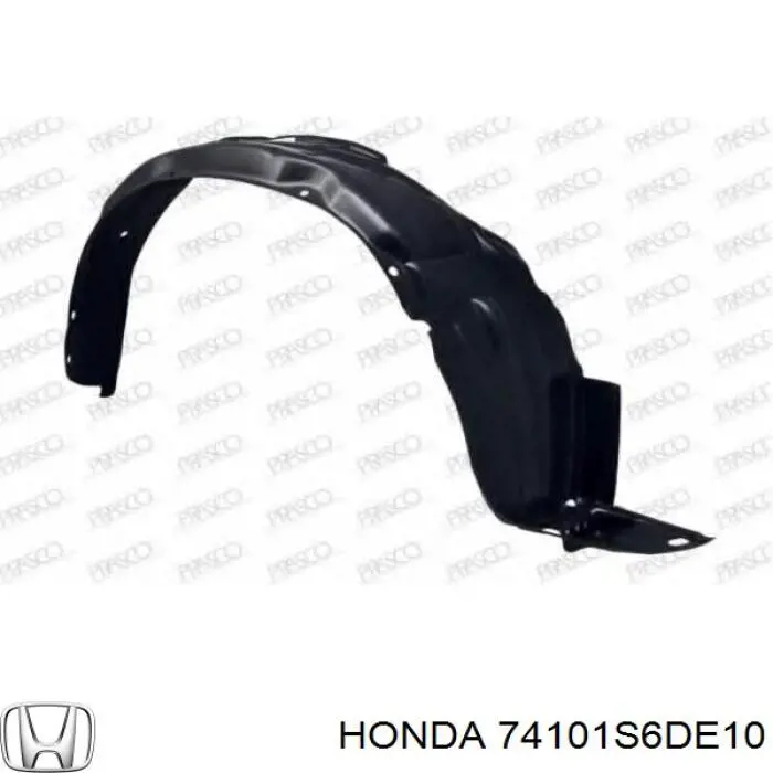 Підкрилок переднього крила, лівий Honda 74151S6DE10 ціна, від 14.17 USD