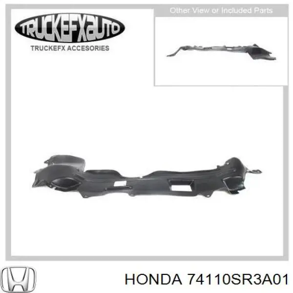 74110SR3A01 Honda Захист двигуна передній