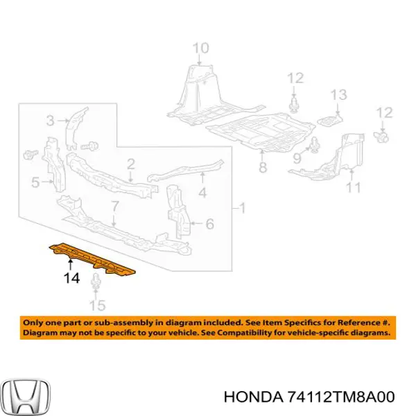 74112TM8A00 Honda 