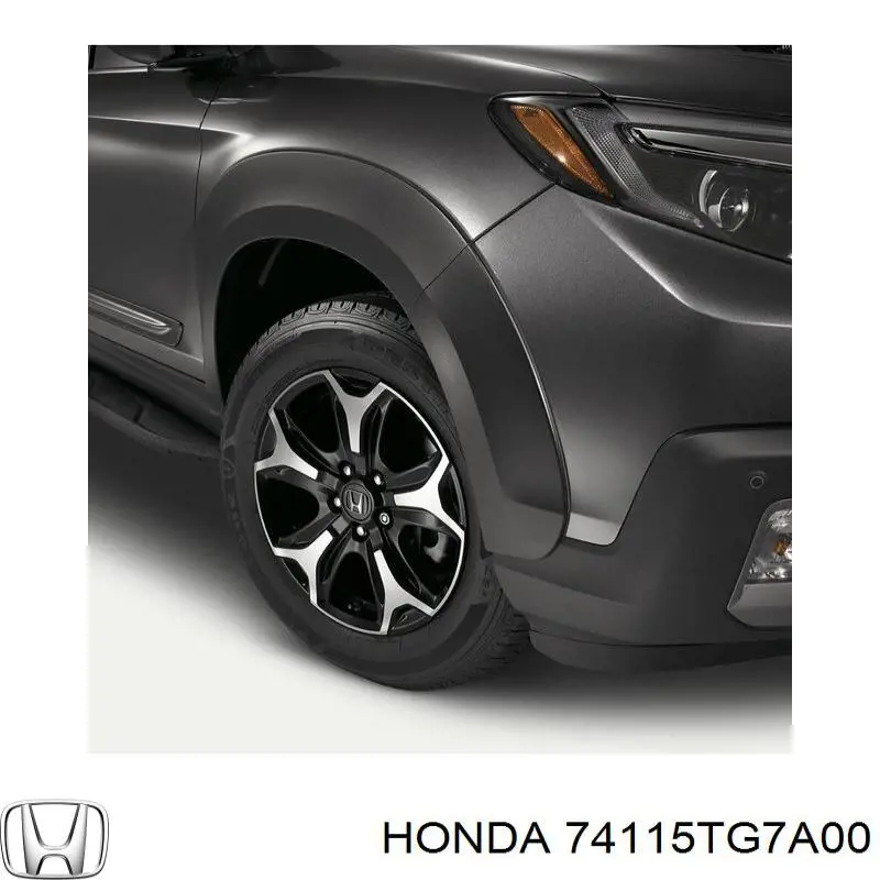 74115TG7A00 Honda Молдинг передньої арки колеса, правий