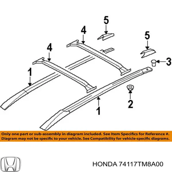 74117TM8A00 Honda 