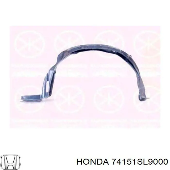 Купити 74151SL9000 Honda Підкрилок передній лівий