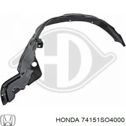 Підкрилок переднього крила, лівий Honda 74151SO4000 ціна, від 9.29 USD