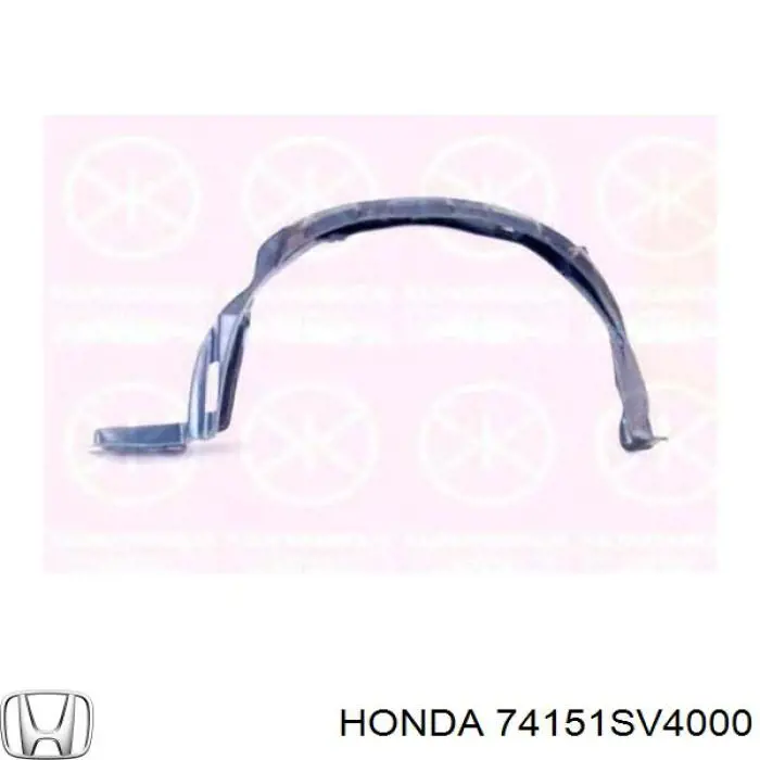 Підкрилок переднього крила, лівий Honda 74151SV4000 ціна, від 84.33 USD