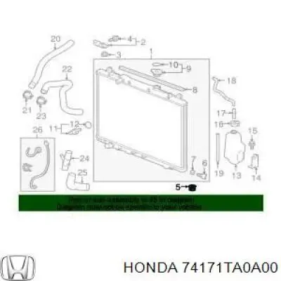 74171TA0A00 Honda 