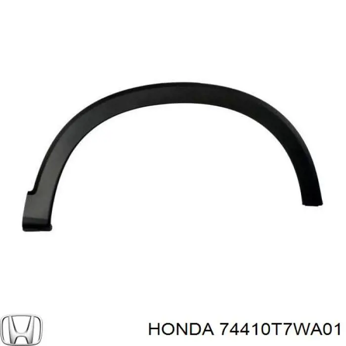 Молдинг задньої арки крила, правий Honda 74410T7WA01 ціна, від 27.87 USD