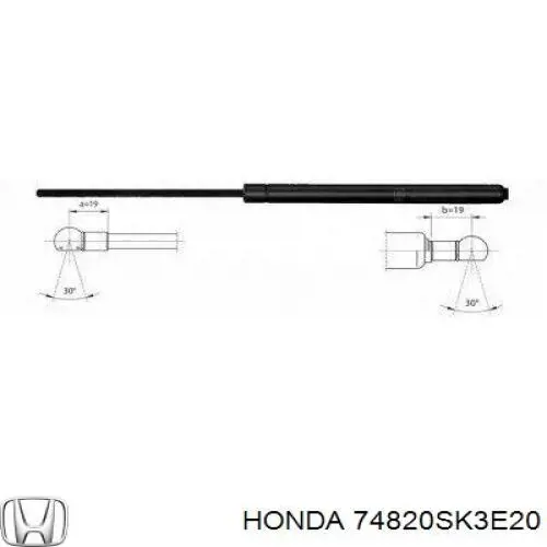 Амортизатор багажника 74820SK3E20 Honda